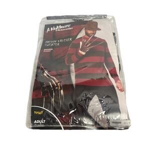 Spirit Halloween Freddy Krueger Sweater Glove Costume Adult Small